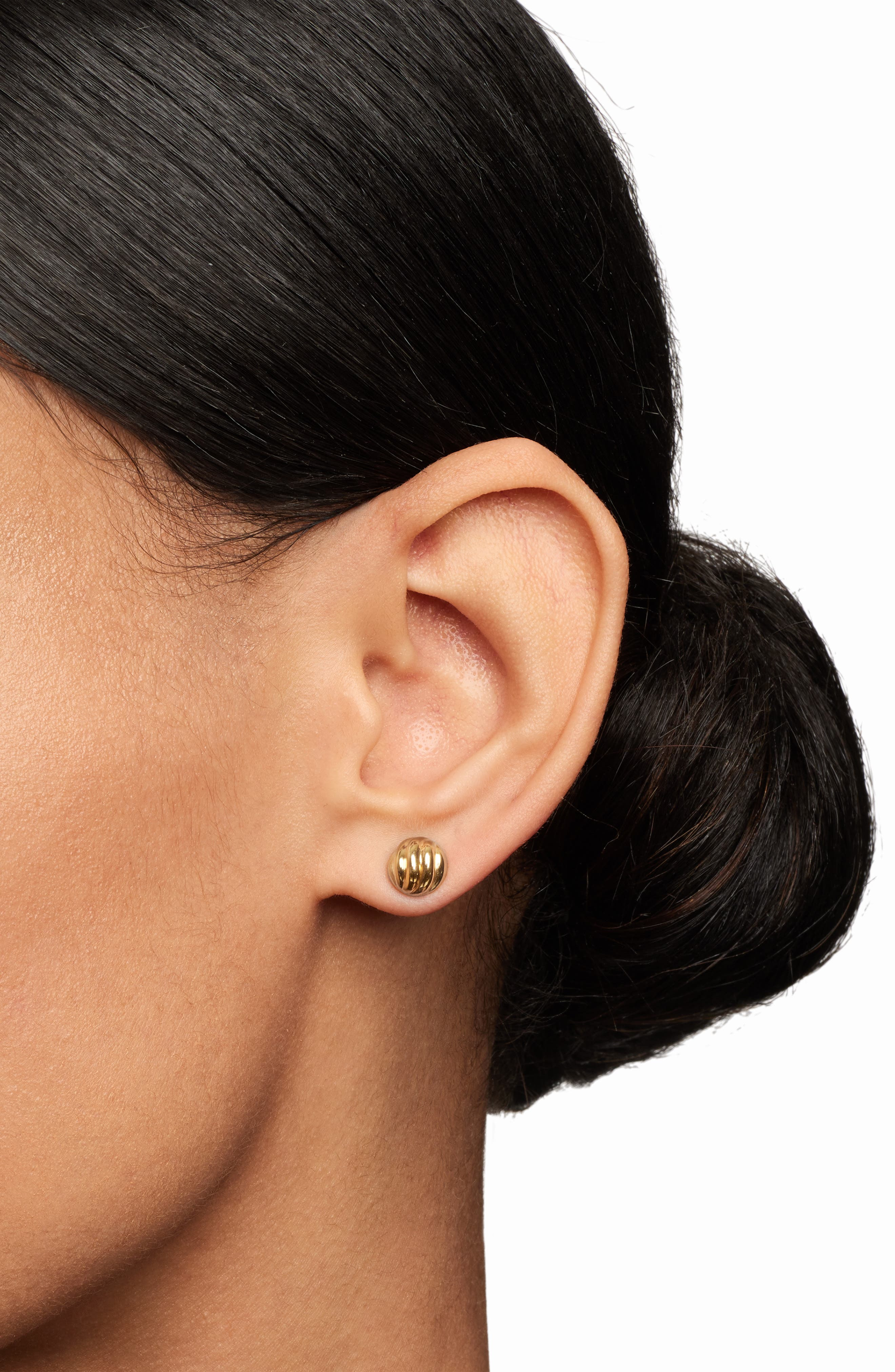 David Yurman 'Sculpted Cable' Stud Earring in Gold at Nordstrom - 3