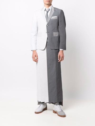 Thom Browne gradient colour-block trompe l'oeil-effect sport coat jacket outlook