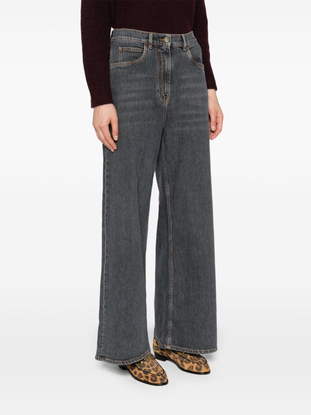 wide-leg jeans - 3