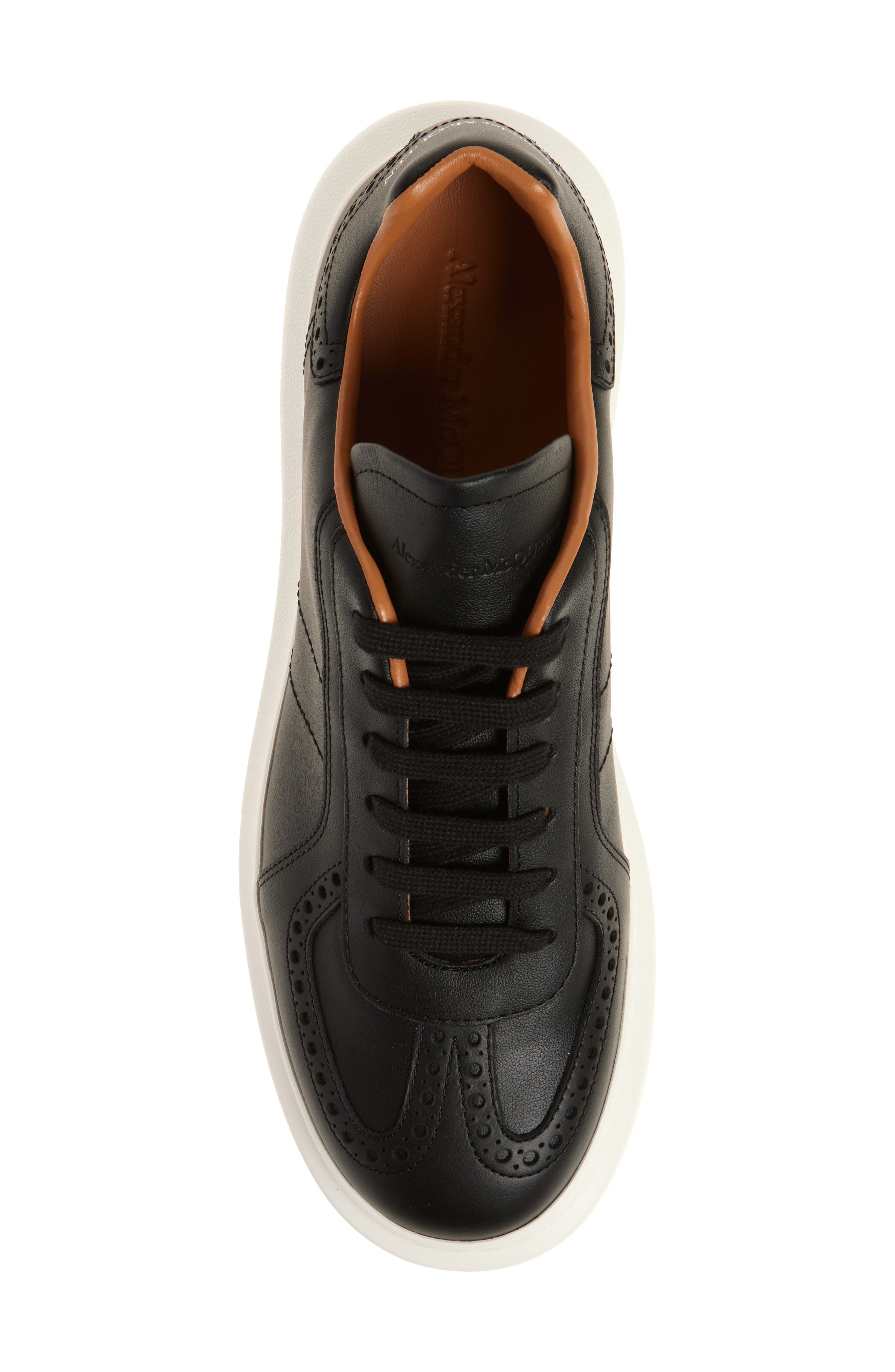 McQueen Retro Sneaker in Absolute Black at Nordstrom - 5
