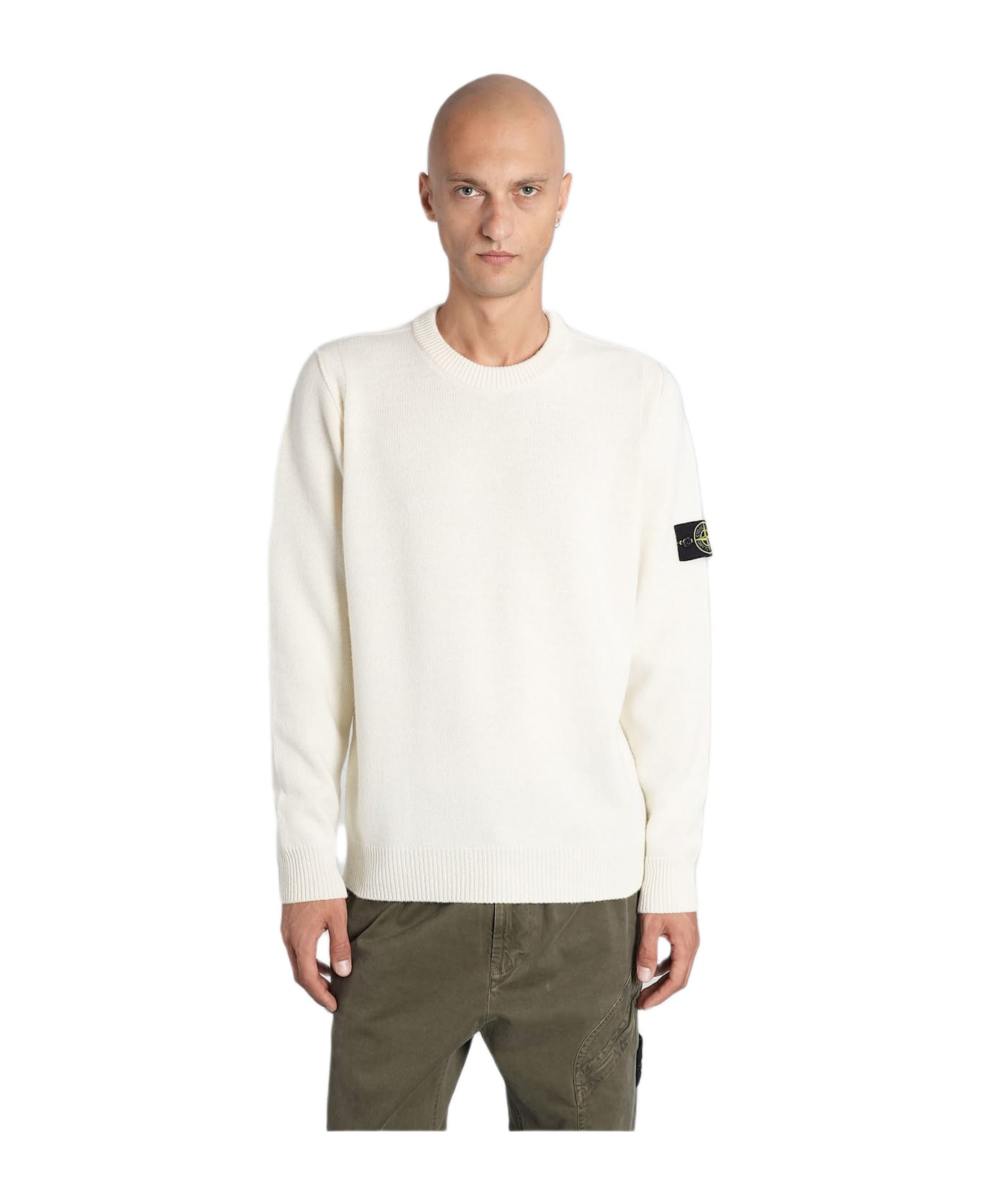 Knitwear In White Wool - 1