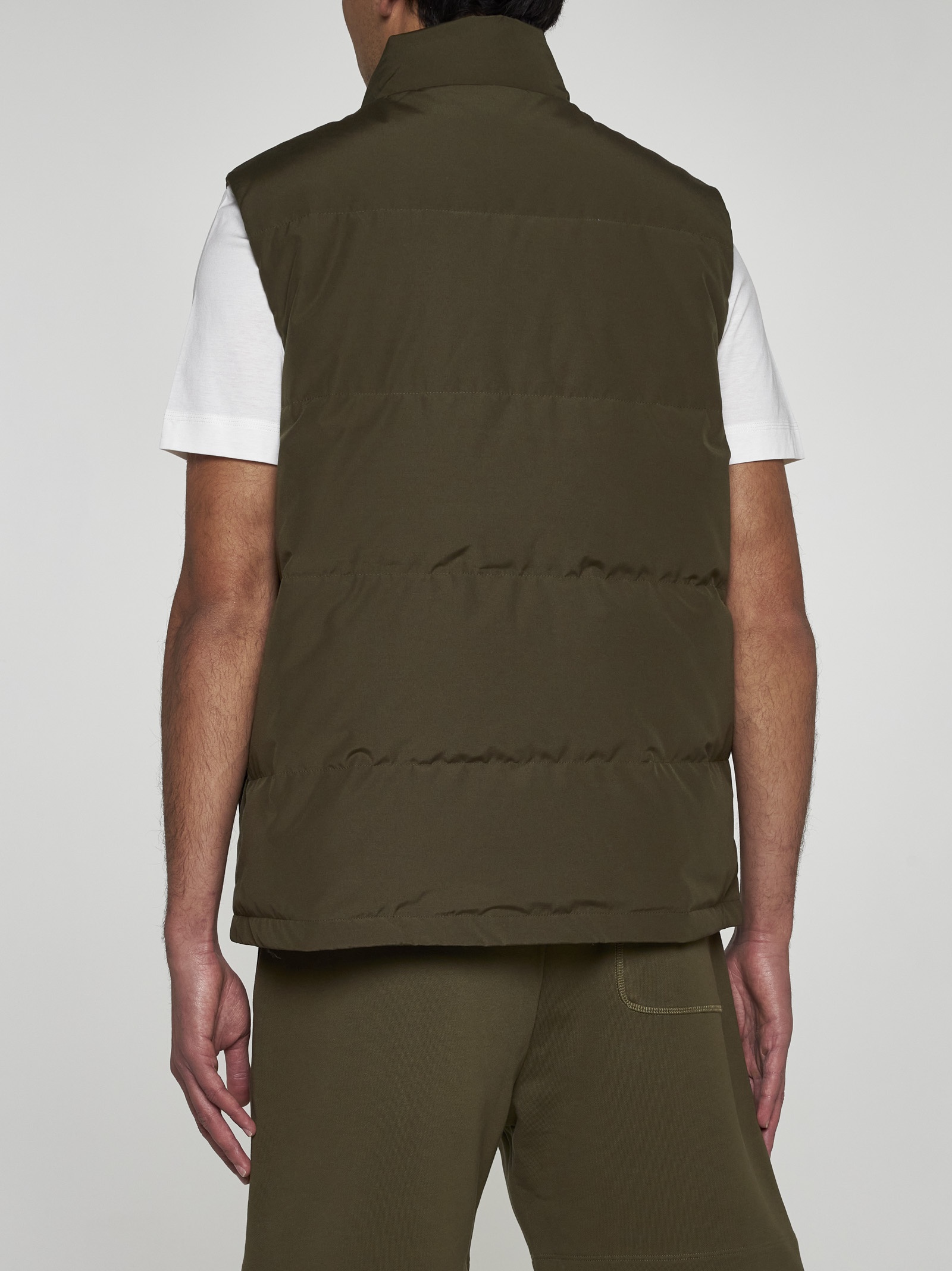 Freestyle quilted nylon down vest - 4