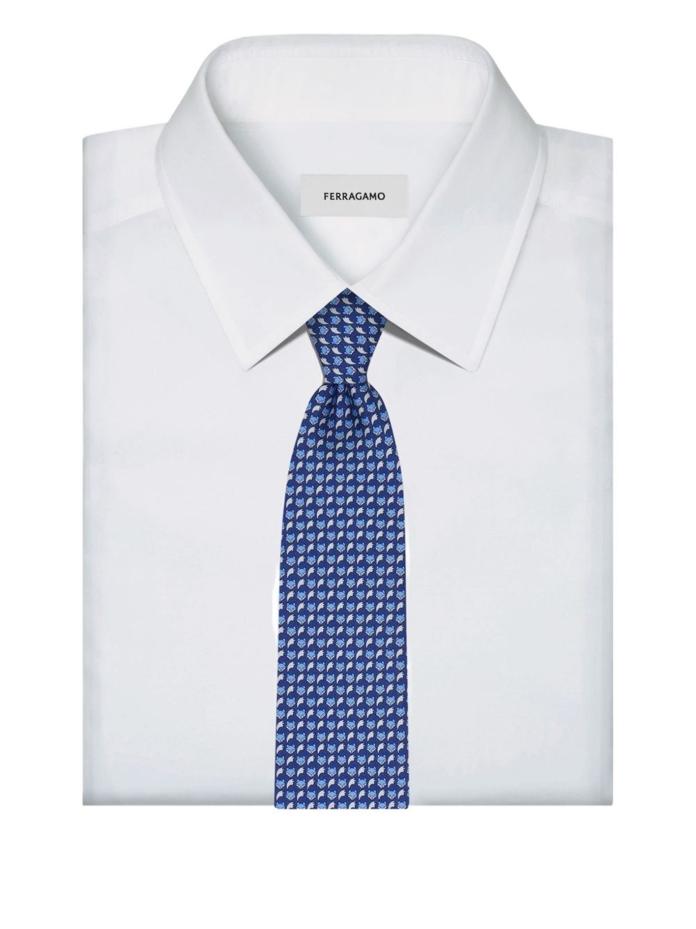 fox-print silk tie - 4