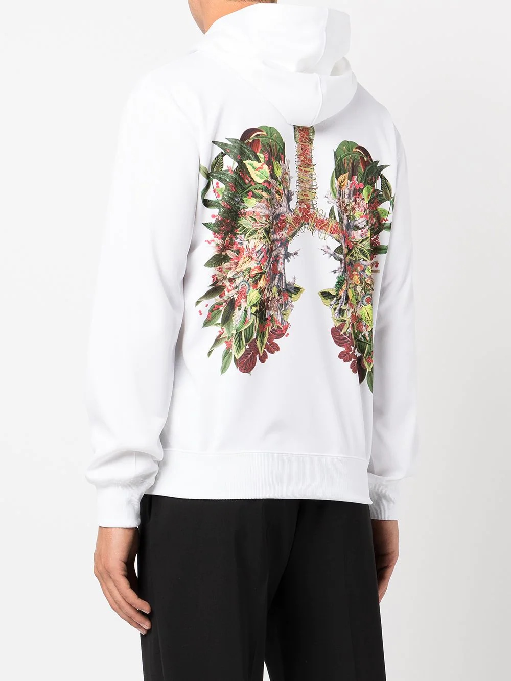 graphic-print pullover hoodie - 4