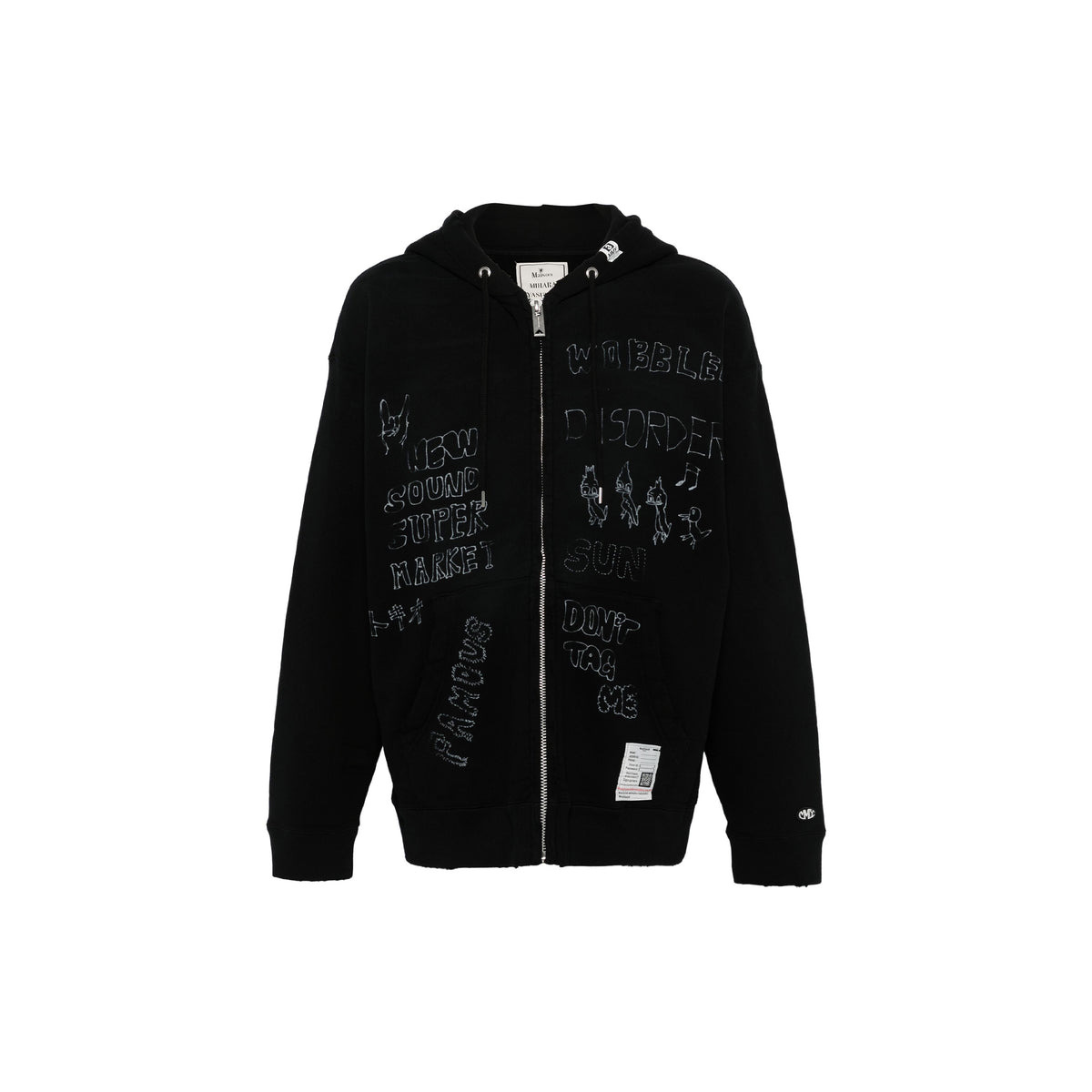 DISTRESSED PARKA (BLACK) - 1