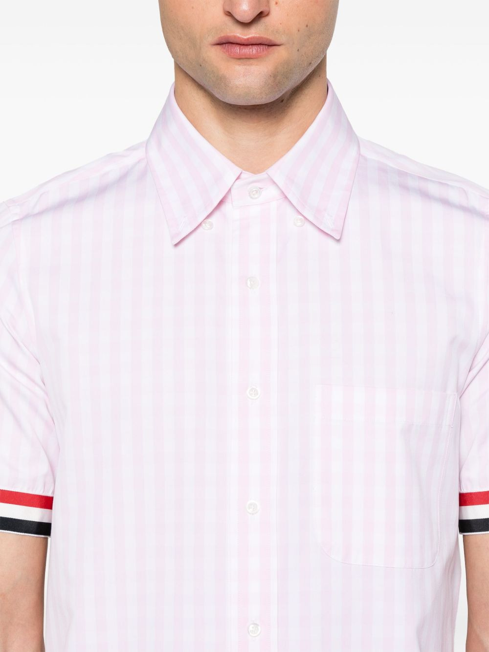 gingham-check shirt - 5