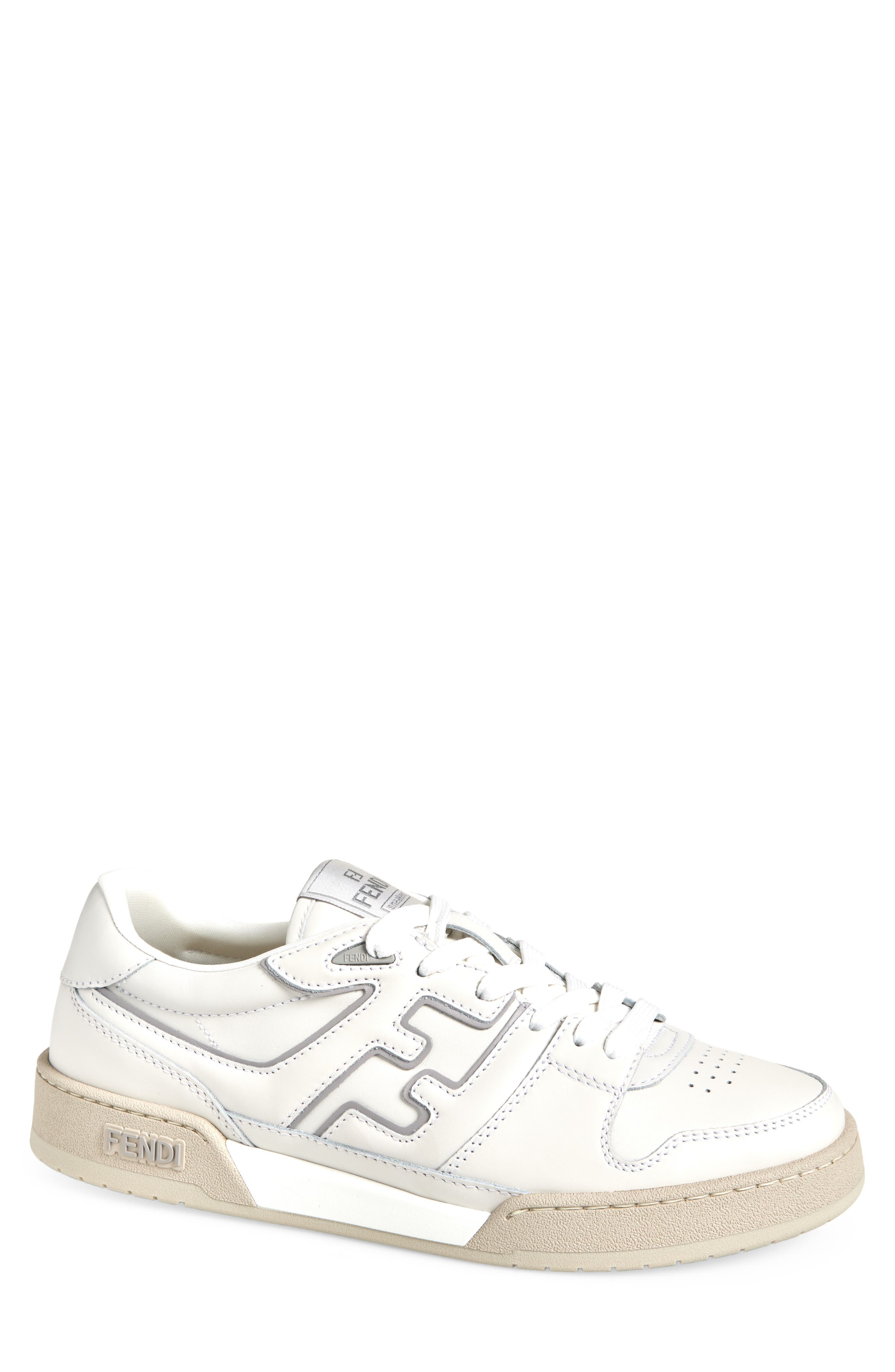 Fendi FF Match Sneaker in Bia/bia/gri Ch/gri C at Nordstrom - 1