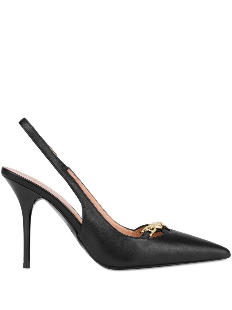 slingback leather pumps 1