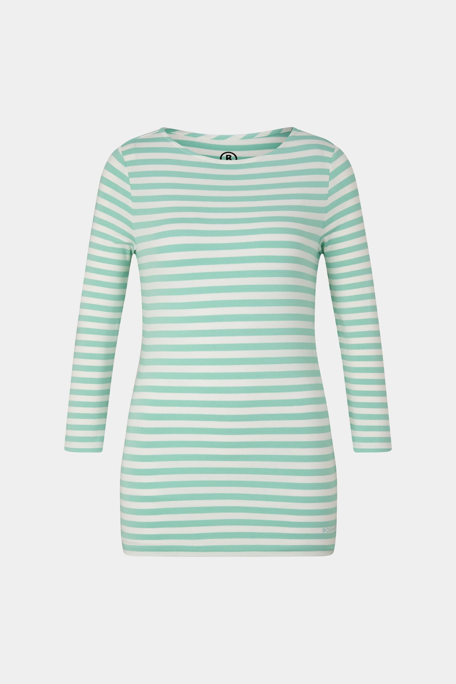 Louna Longsleeve in Mint/Off-white - 1