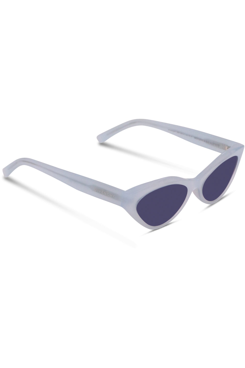 CAT EYE SUNGLASSES | CLEAR BLUE/BLUE - 2