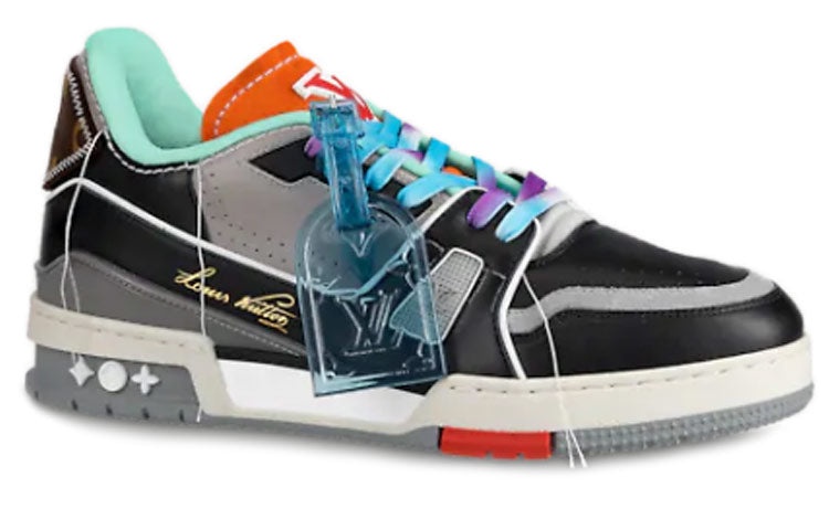 LOUIS VUITTON LV Trainers 'Teal Multi-color' 1A8QAN - 2