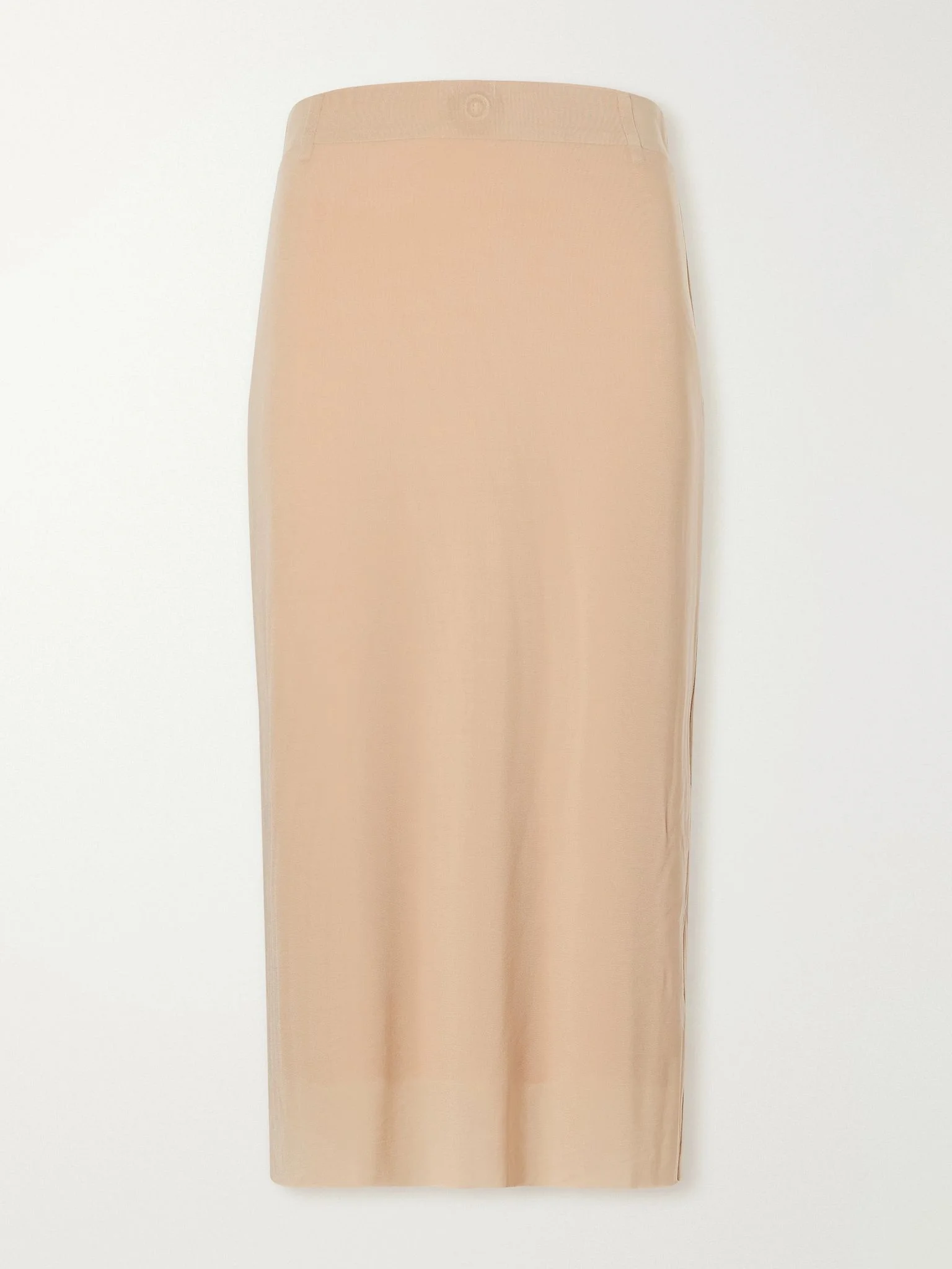 Stretch-jersey midi skirt Sand - 1