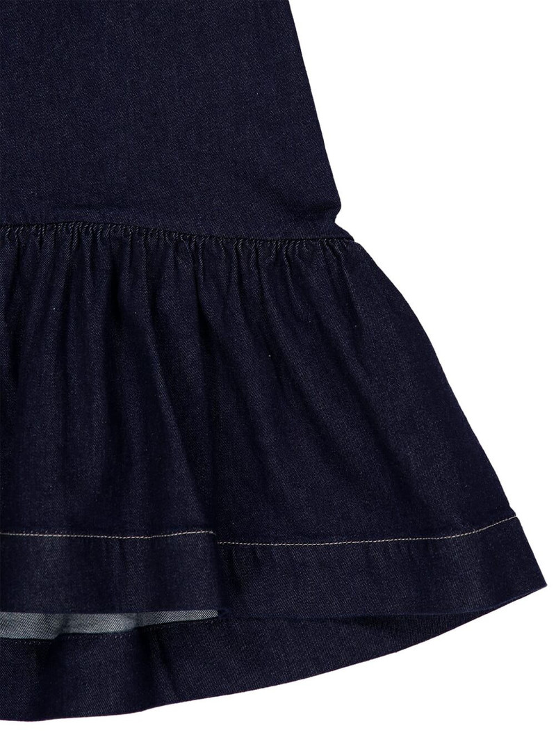 ruffled denim maxi dress 3