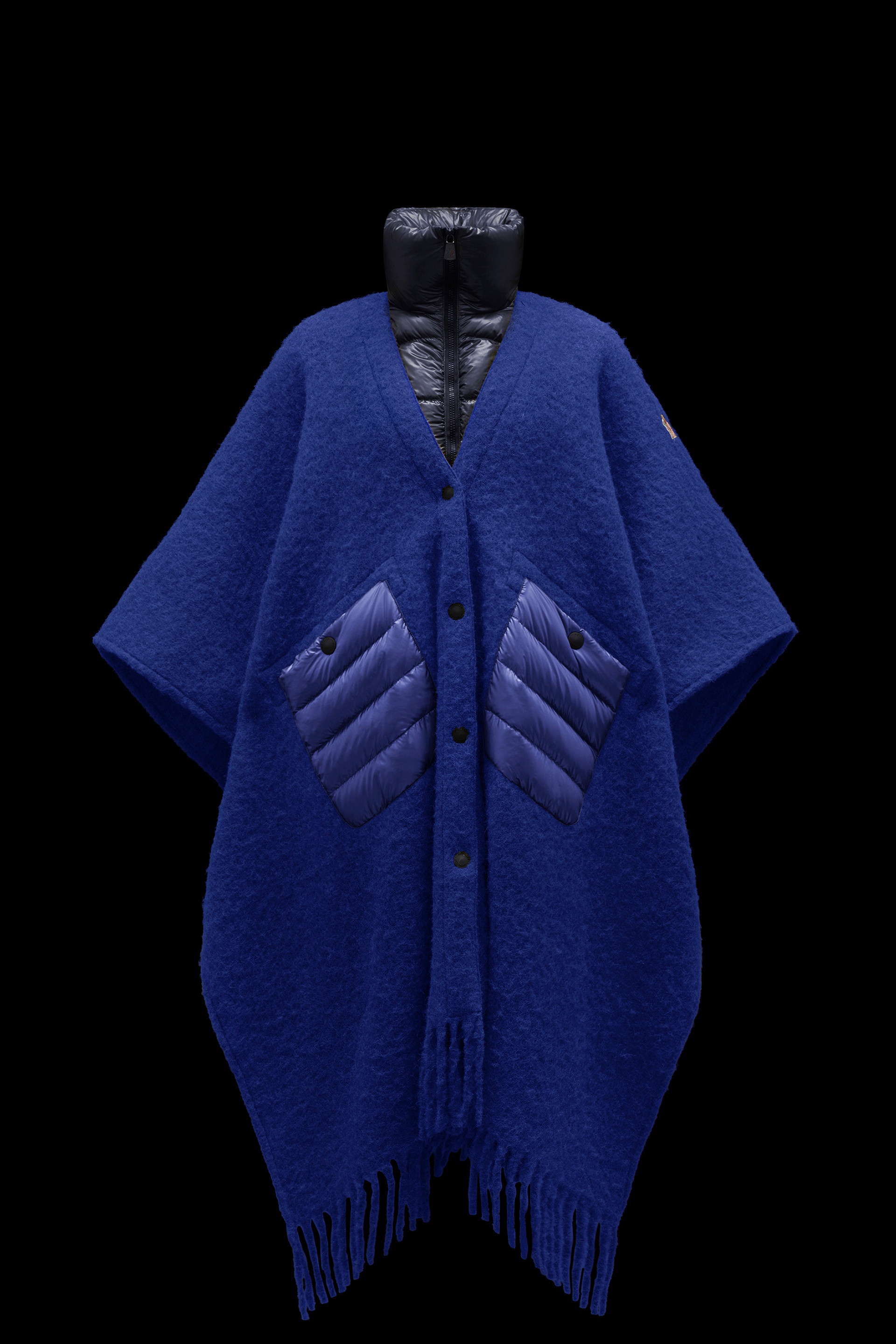 Wool And Mohair Cape - 1