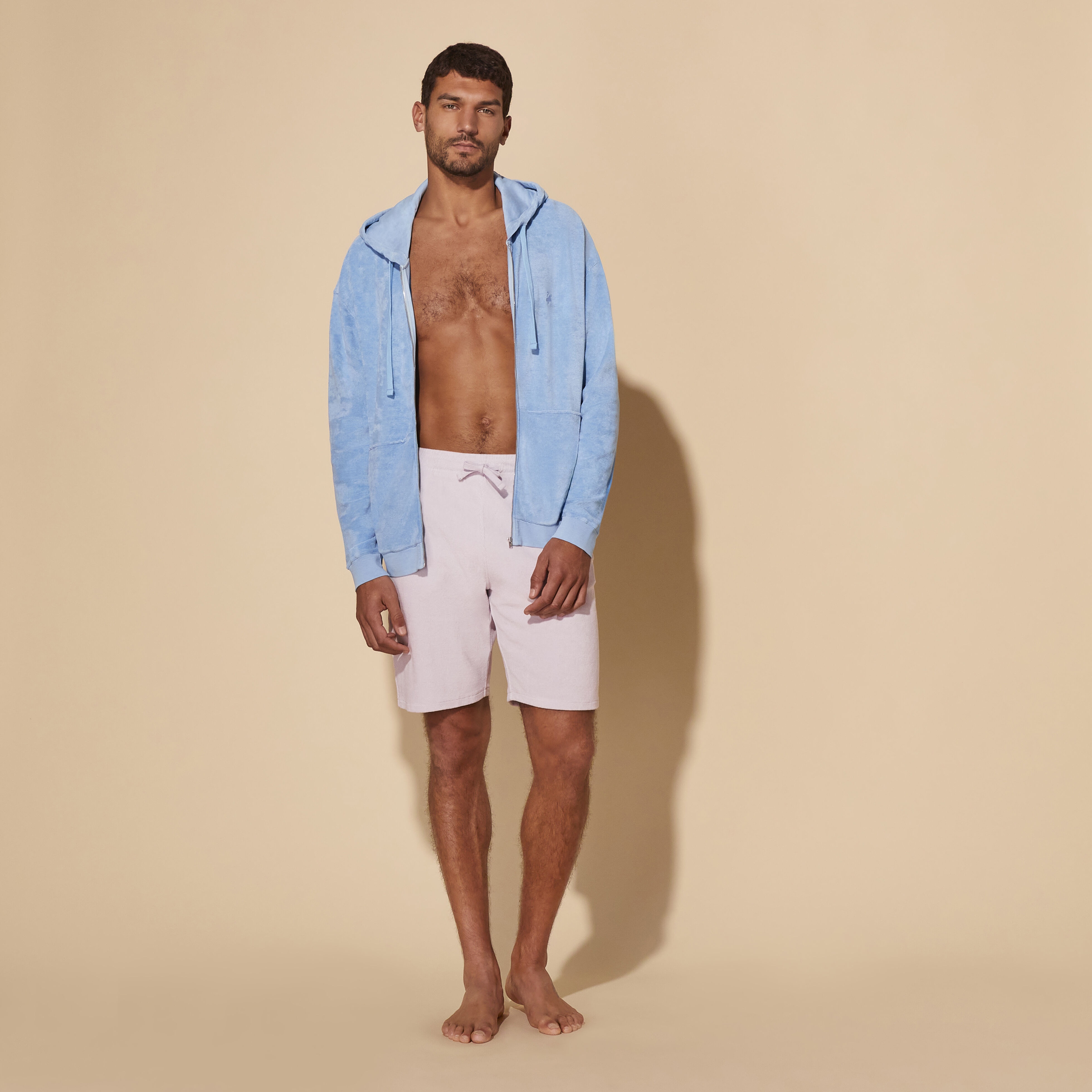 Men Terry Sweatshirt Solid Mineral Dye - 3
