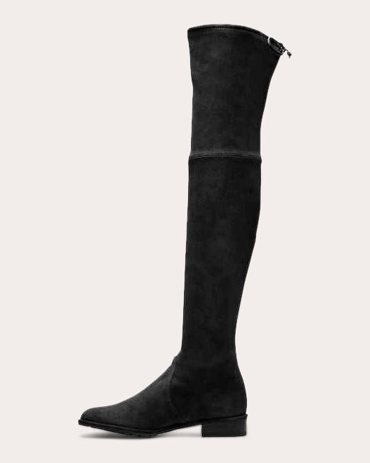 Lowland Stretch-Suede Over-the-Knee Boot - 3