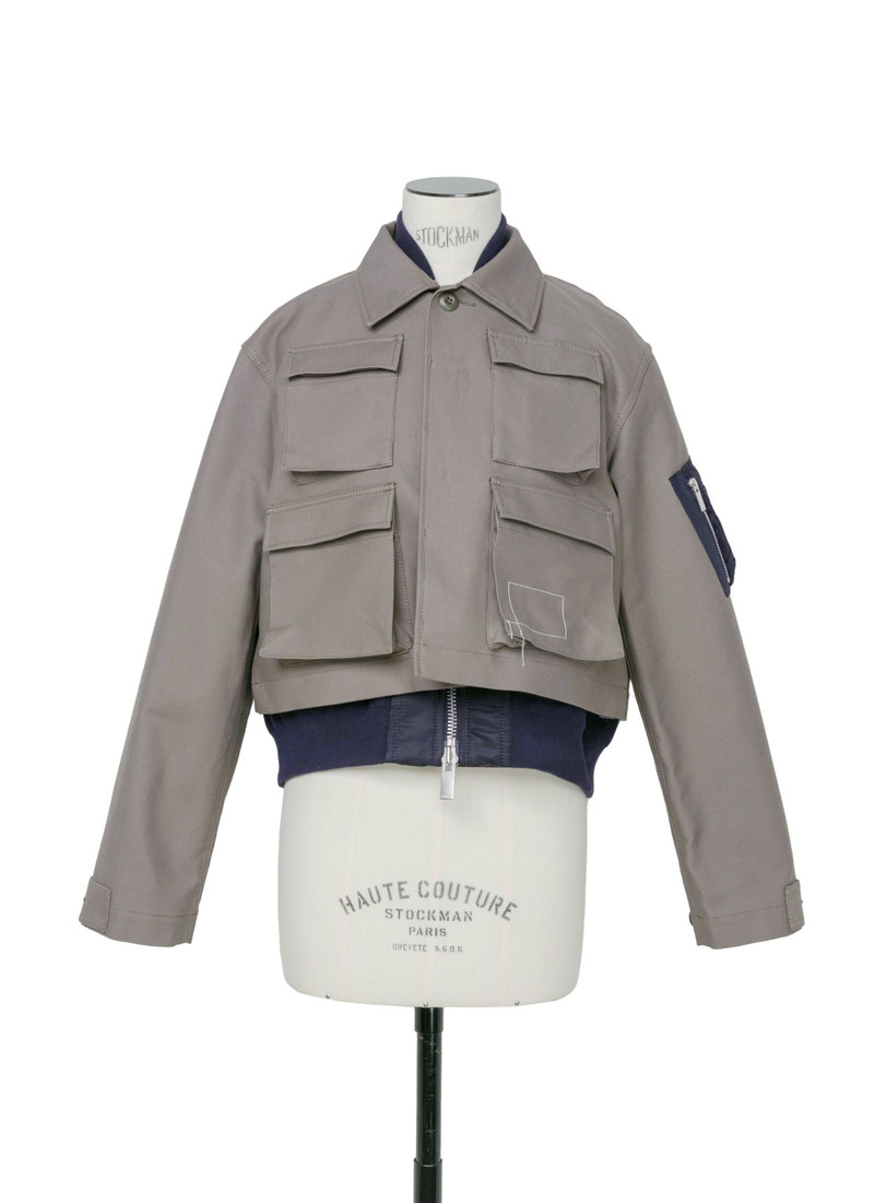 WTAPS Cotton Back Satin x Nylon Twill Jacket 5