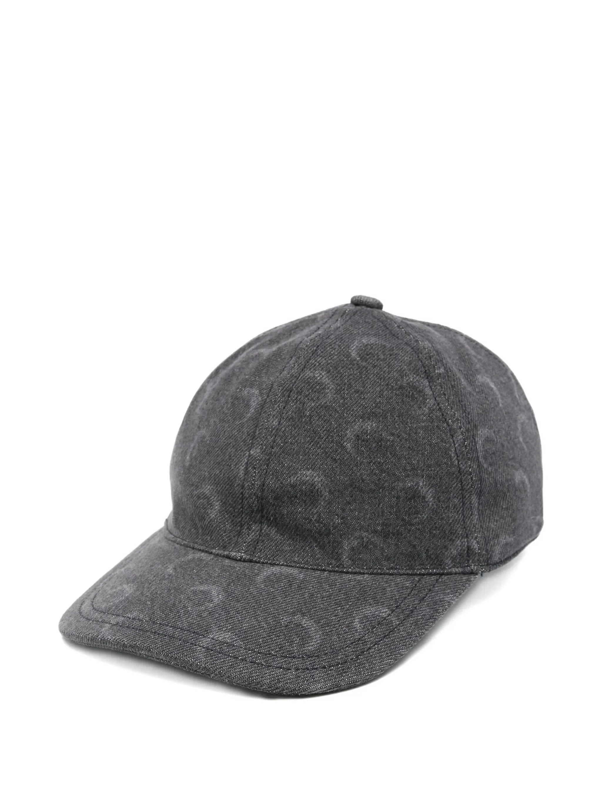 moon denim baseball cap - 1