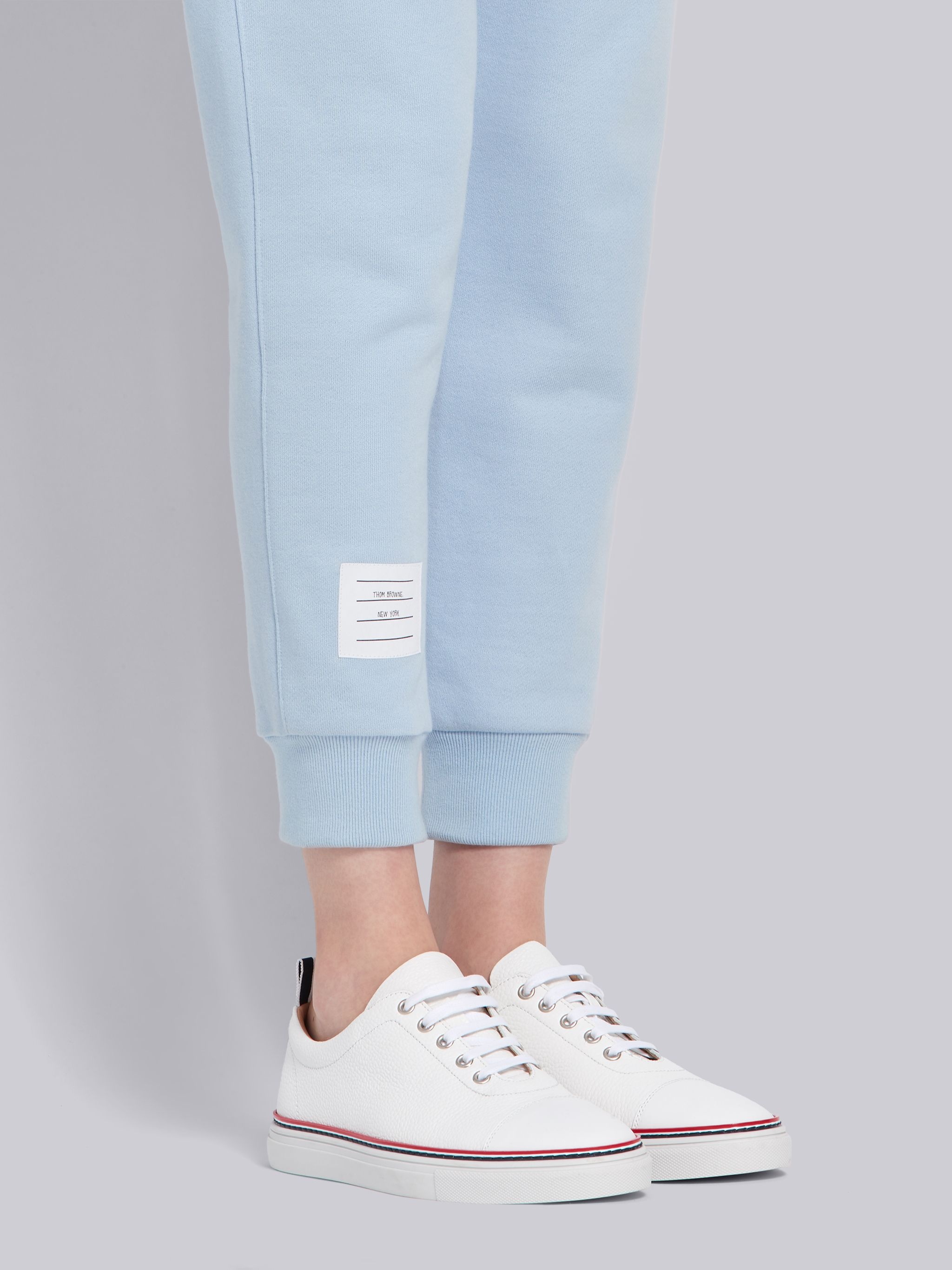 Light Blue Classic Loop Back 4-Bar Sweatpants - 6