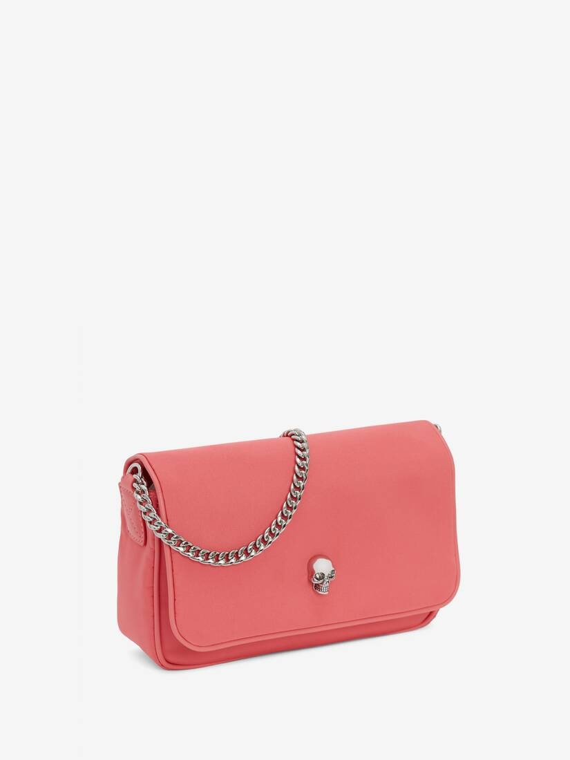 Small Skull Bag in Coral - 2
