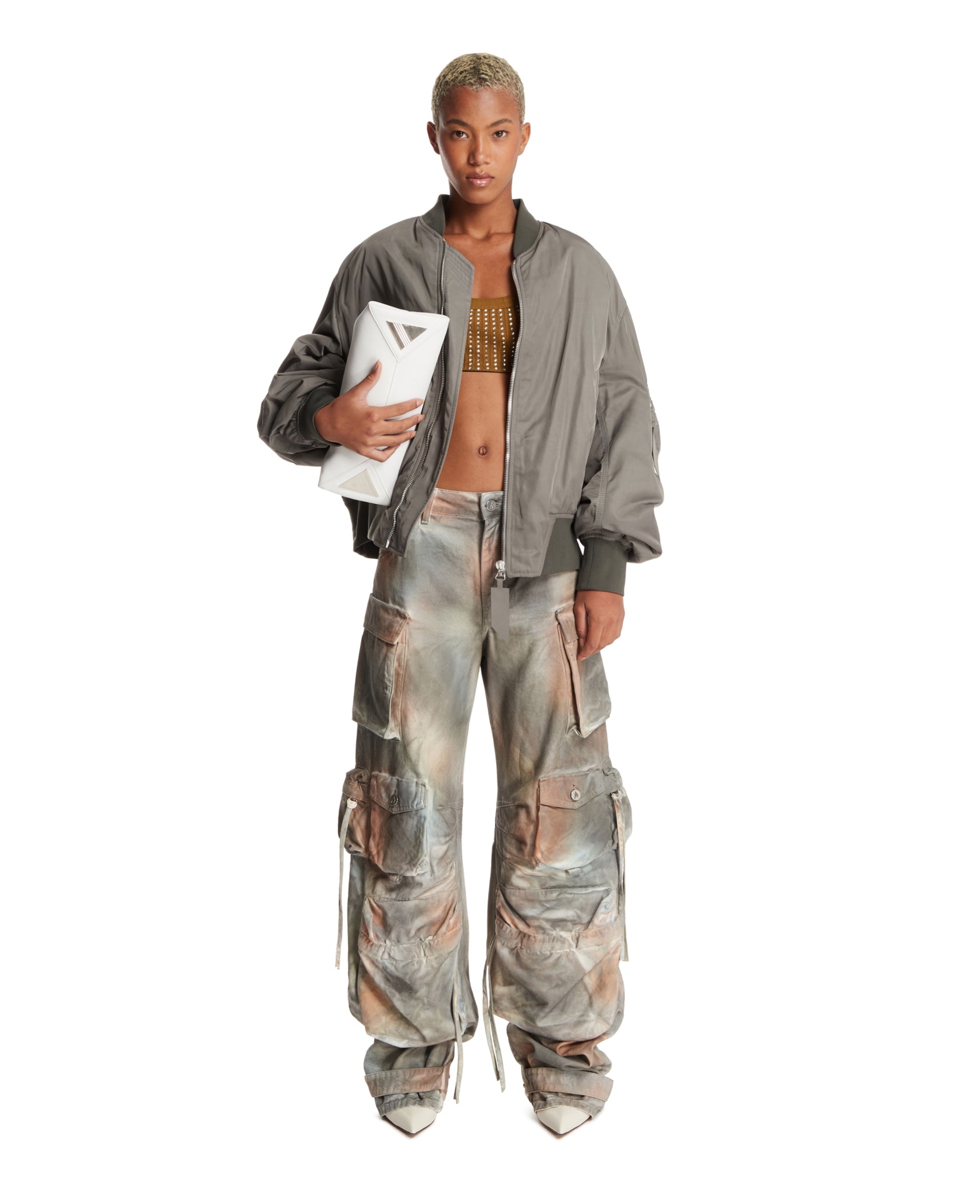 Gray Anja Bomber Jacket - 2