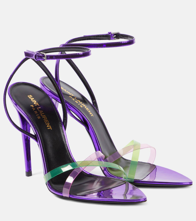 120mm metallic sandals - 1