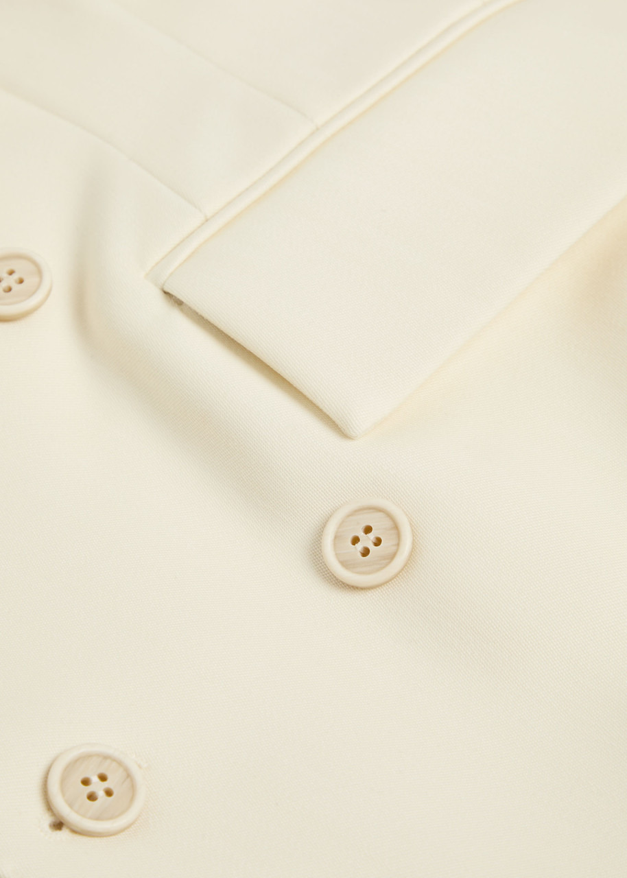 Wardrobe.nyc X Rhw Double-breasted Wool-blend Mini Blazer Dress - 5