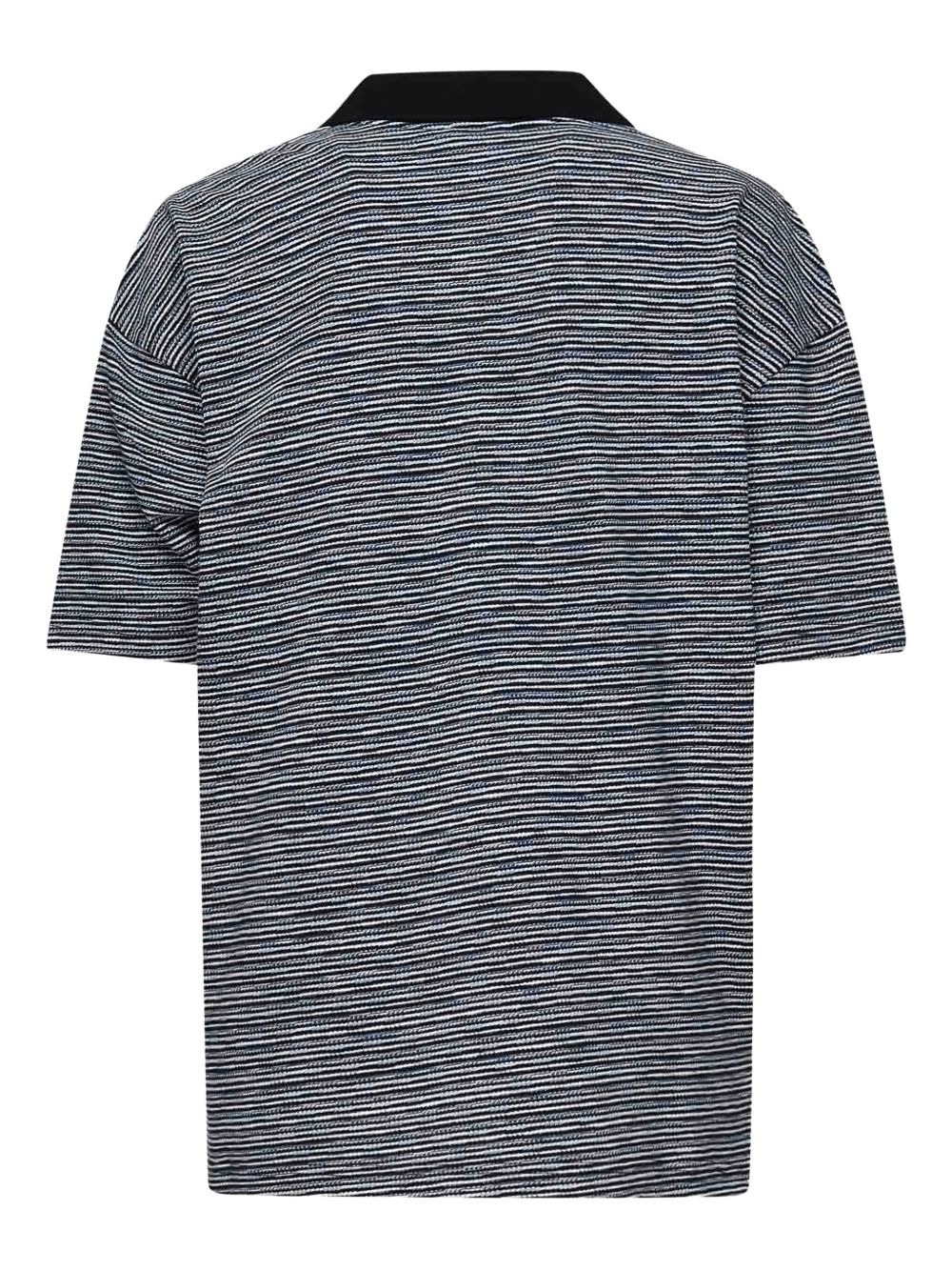 striped pocket polo shirt - 2