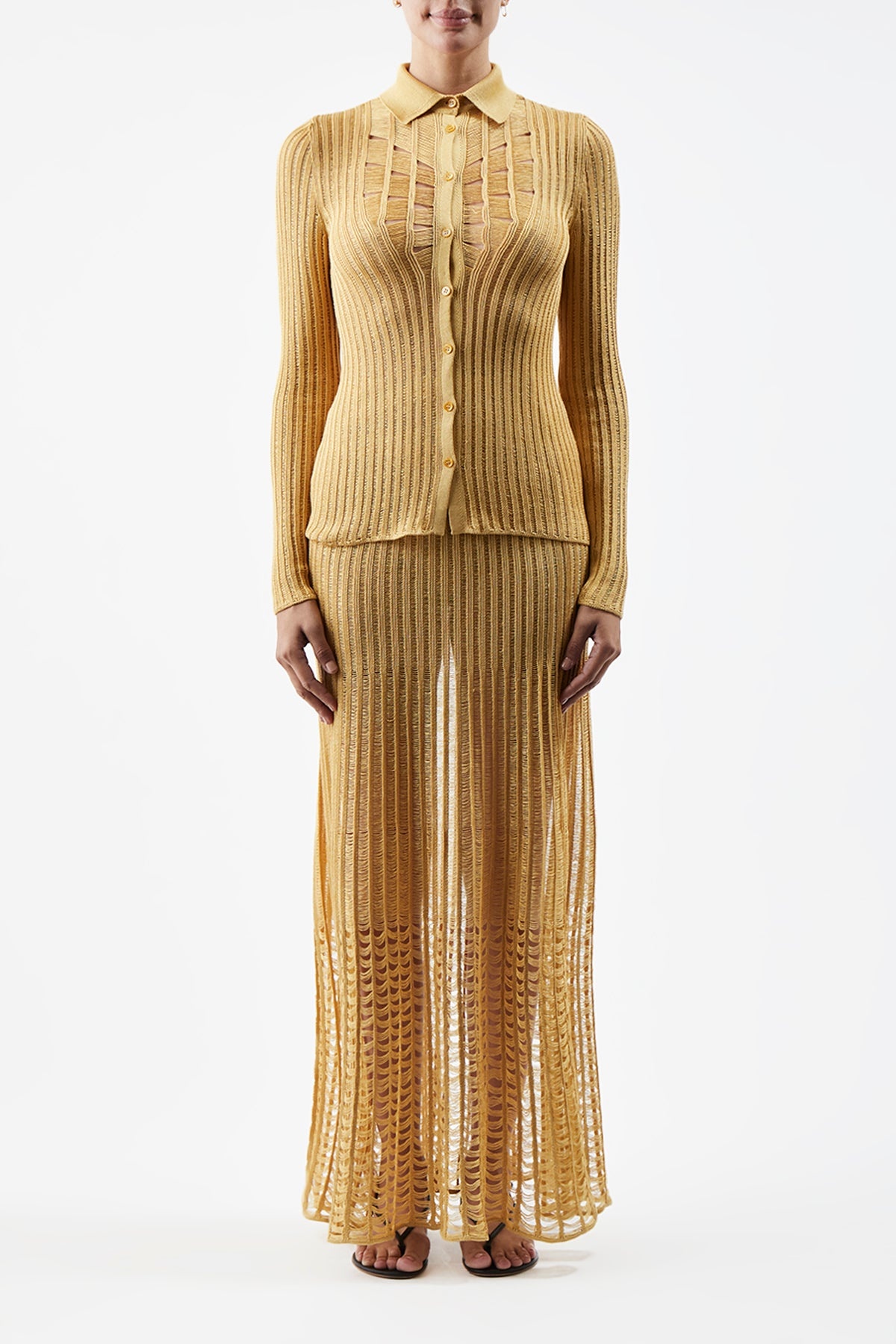 Aera Shirt in Shappe Silk - 2