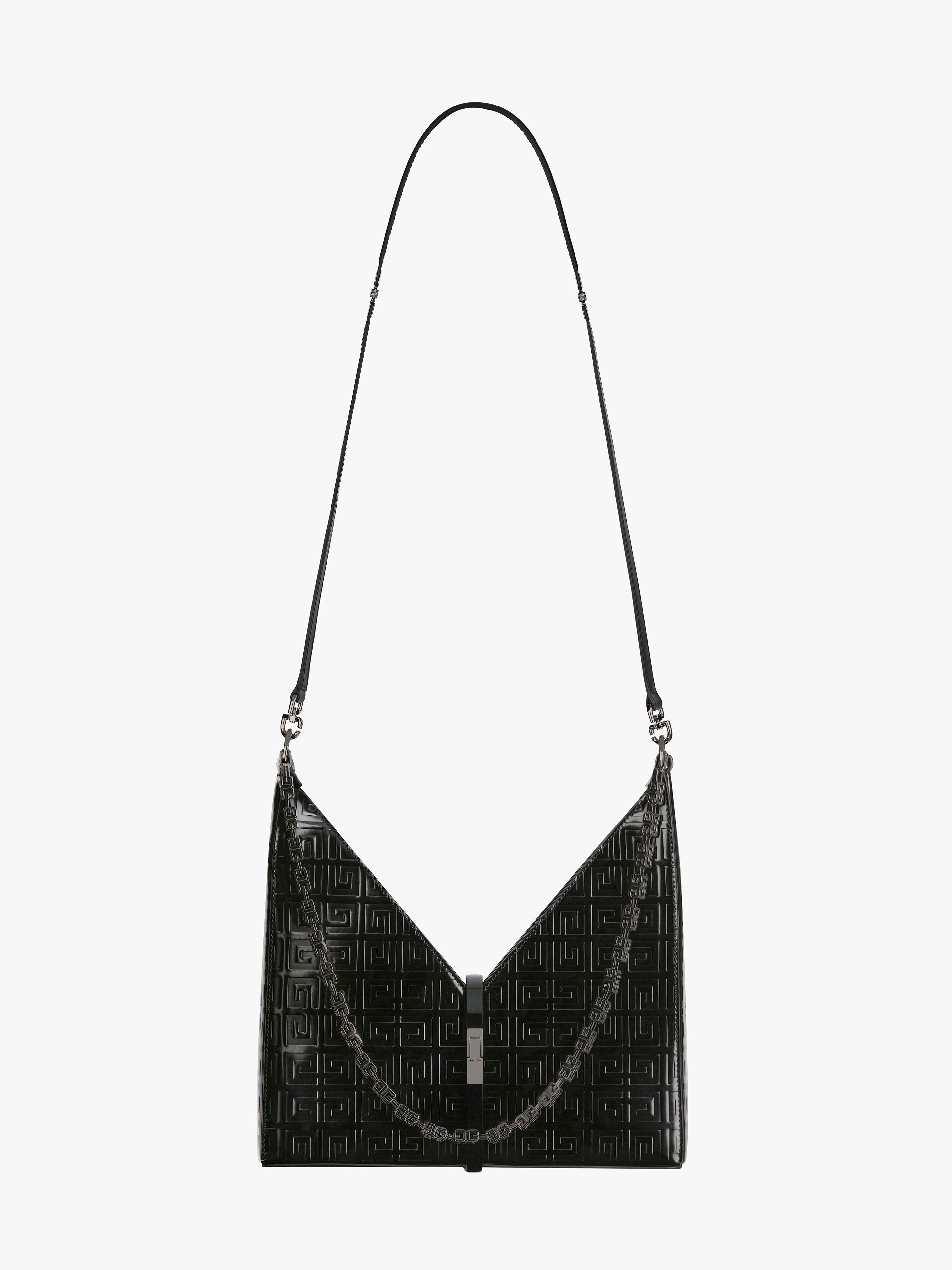 SMALL CUT OUT BAG IN 4G LEATHER WITH CHAIN 3