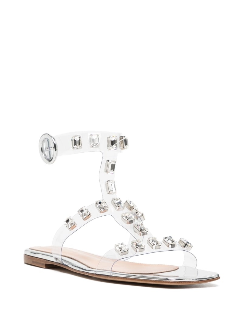 crystal-embellished sandals - 2