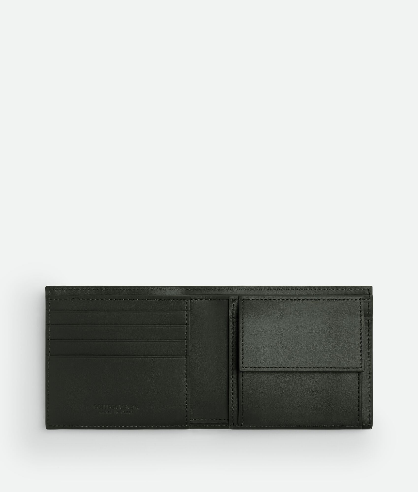 Intrecciato Bi-Fold Wallet With Coin Purse - 2