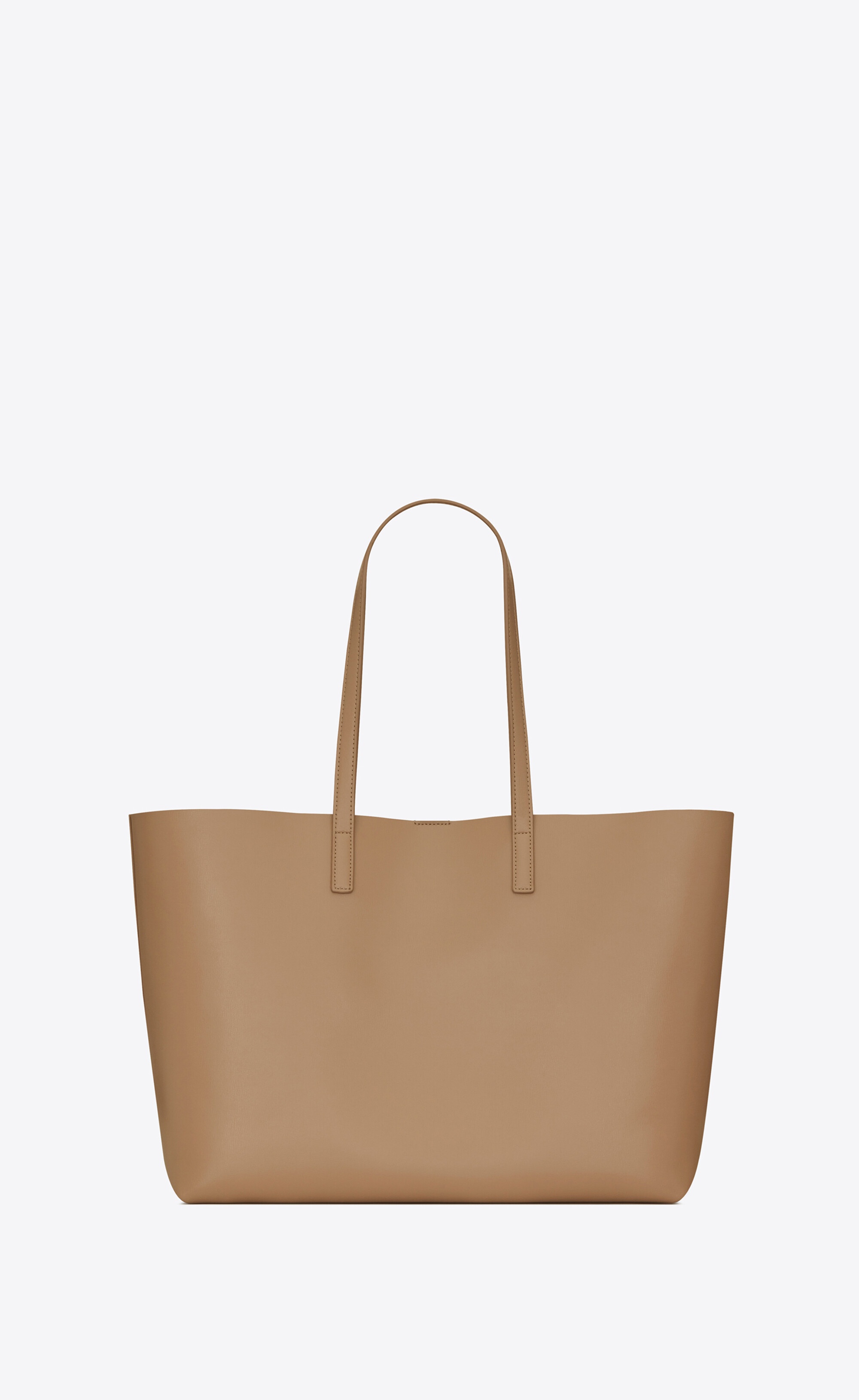 shopping bag saint laurent e/w in supple leather - 4