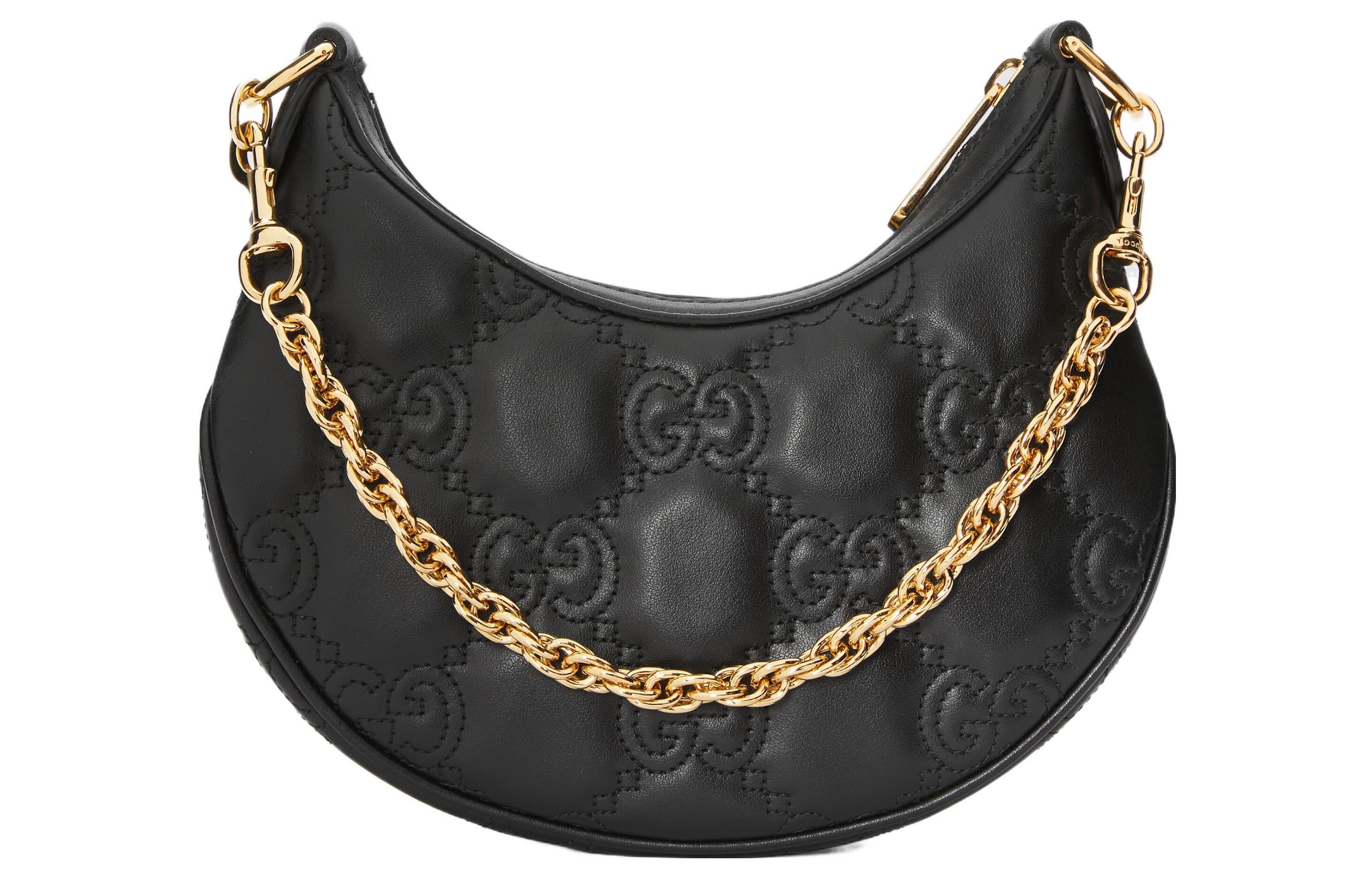 (WMNS) Gucci GG Matelasse Mini Bag 'Black' 739736-UM8IG-1000 - 3
