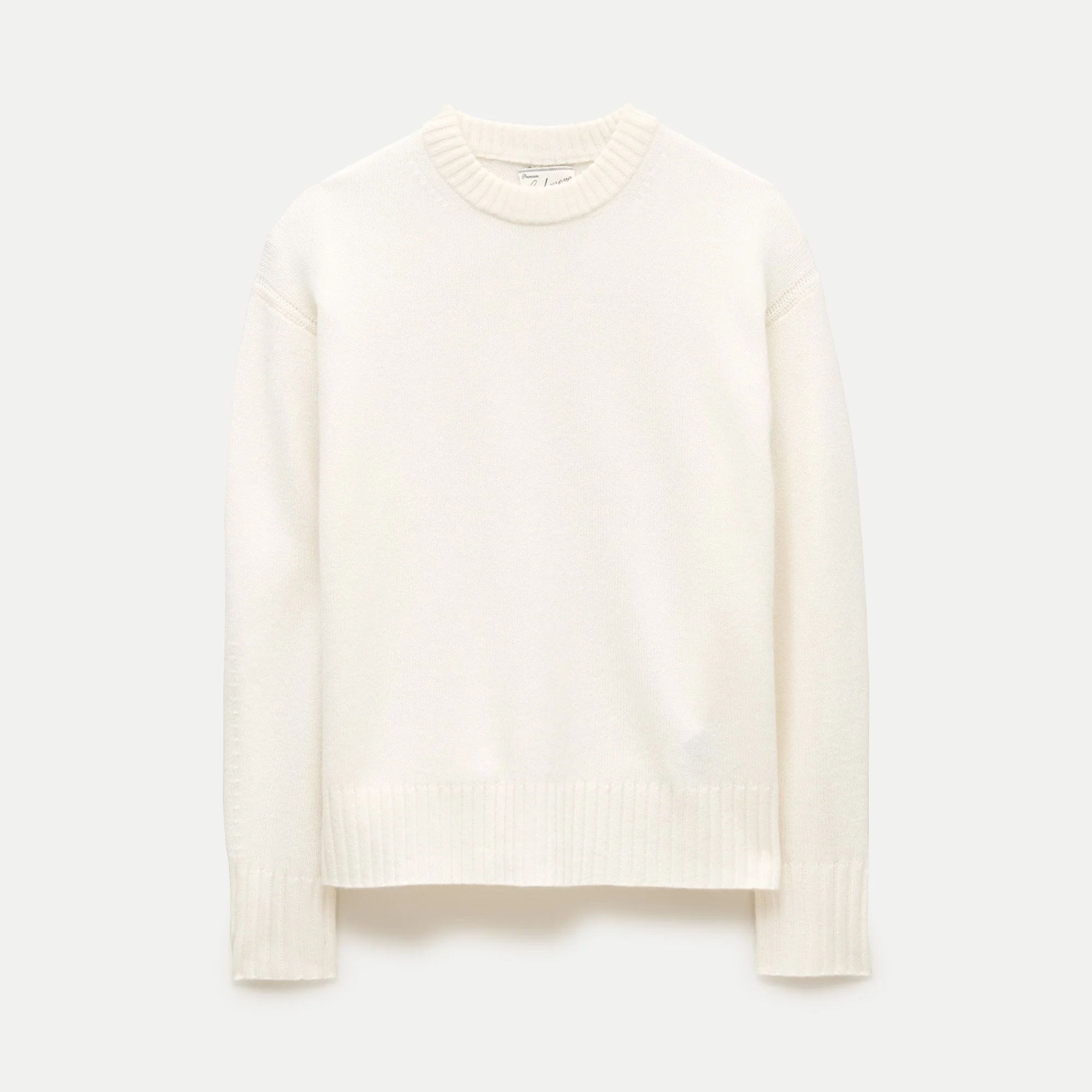 Oversized cashmere crewneck sweater - 1