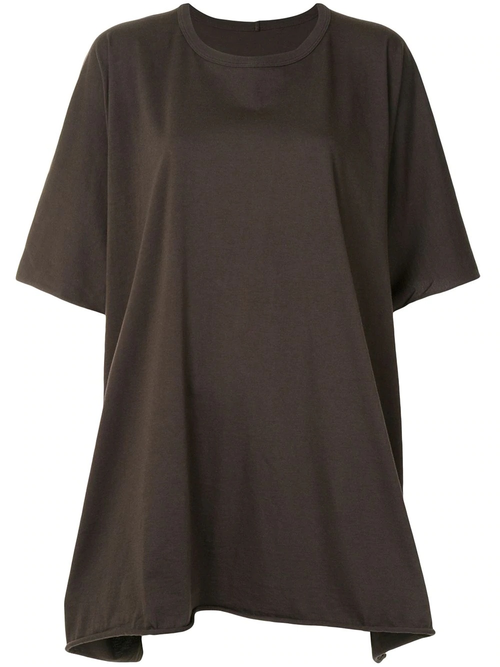 oversized asymmetric T-shirt - 1