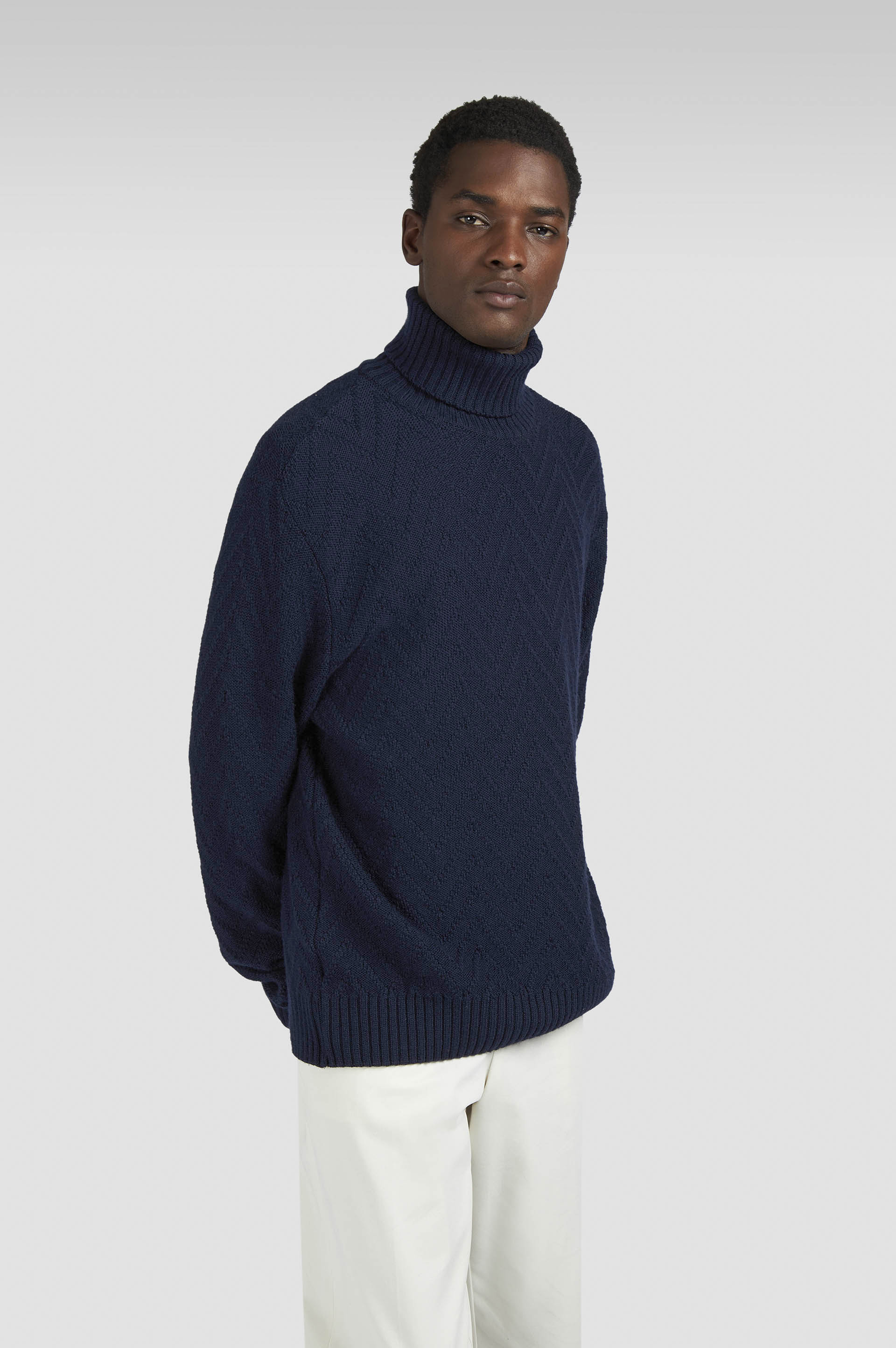 MERINO WOOL TURTLENECK SWEATER - 6