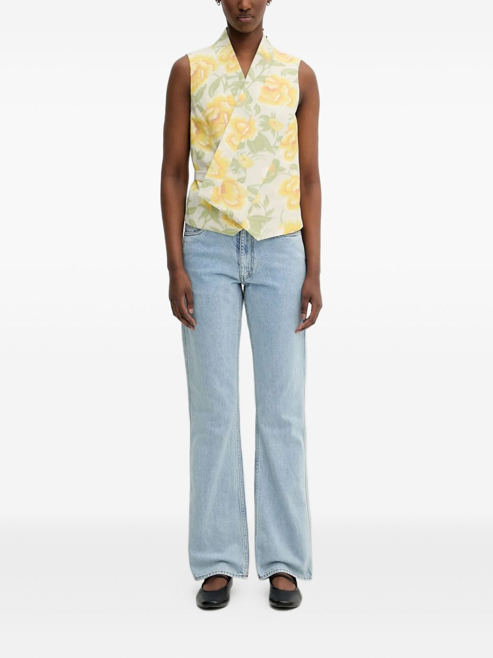 Kenzo Peonies sleeveless top - 2