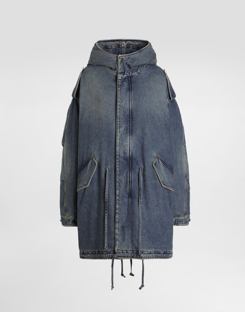 Padded denim jacket 1