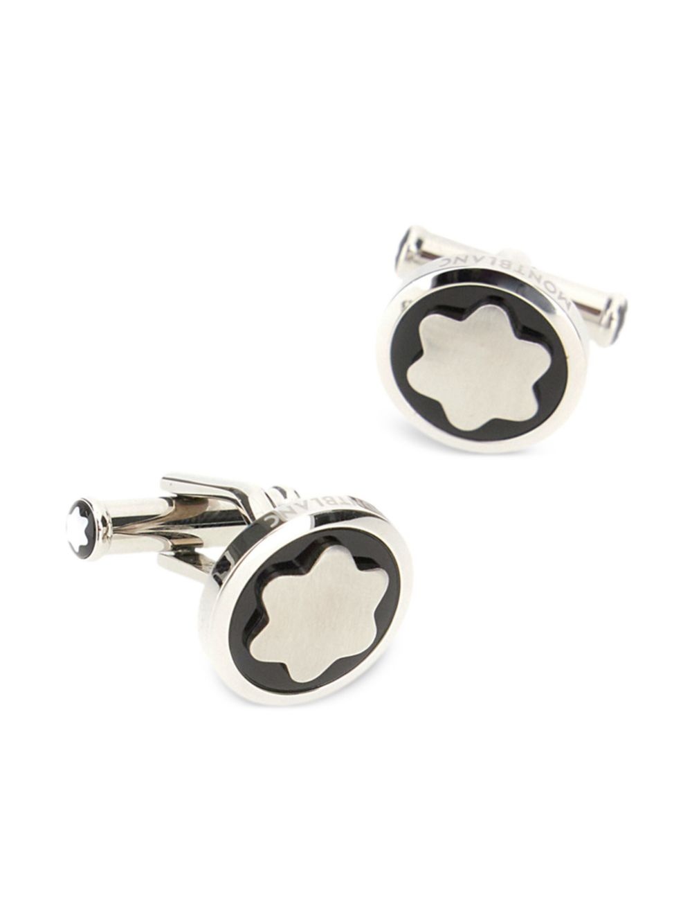 steel star cufflinks - 2