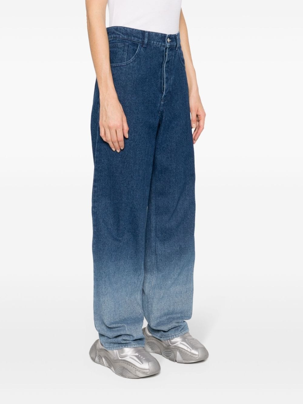 gradient-effect mid-rise boyfriend jeans - 3