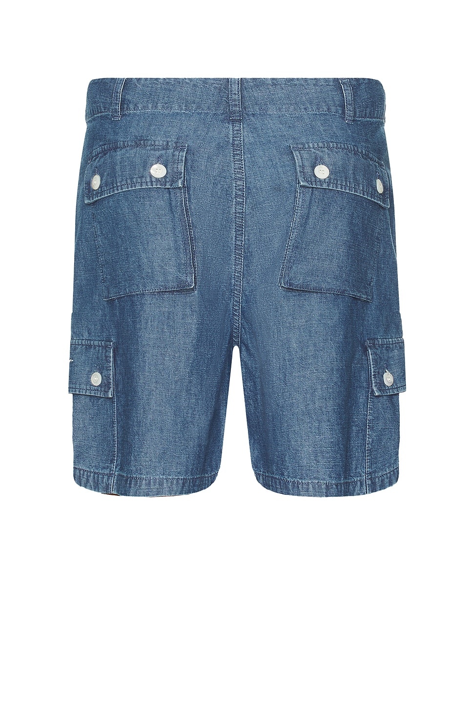 Chambray Cargo Shorts - 2