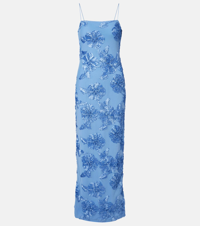 Floral embroidered midi dress 1