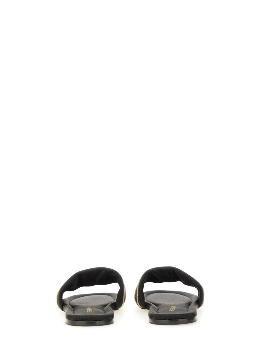 Ferragamo Women Slide Sandal With Logo - 3