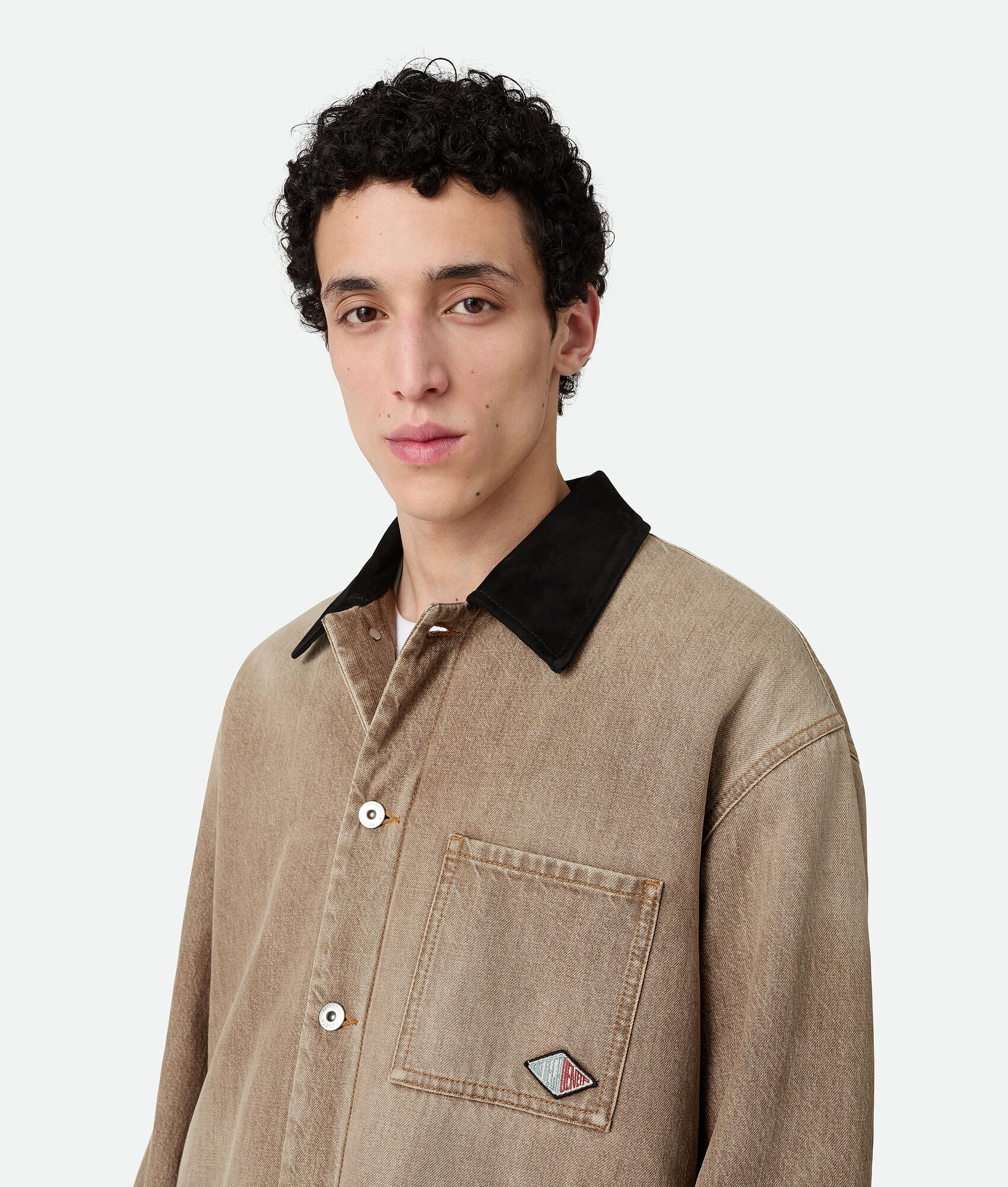 Brown Denim Jacket - 4