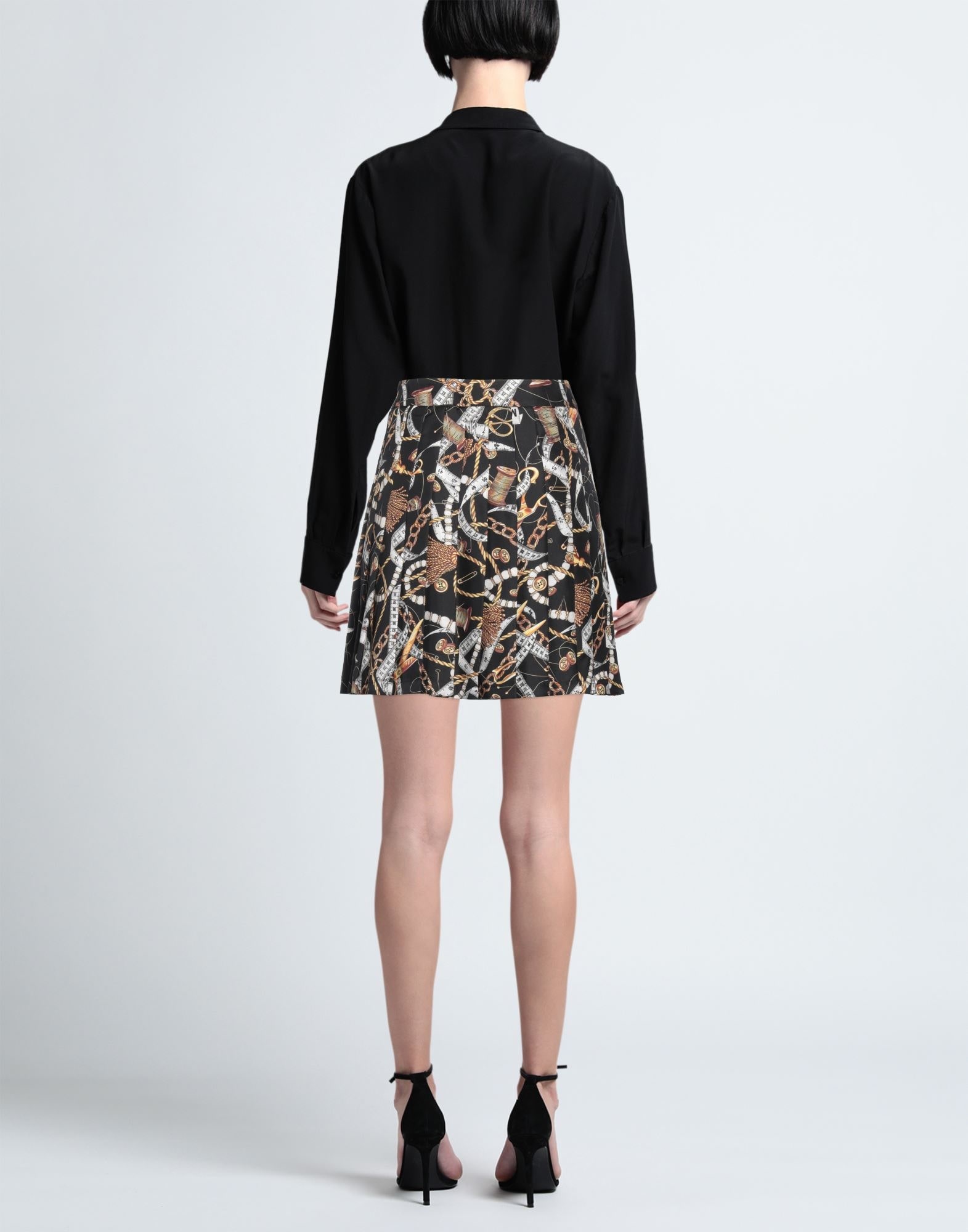 Black Women's Mini Skirt - 3