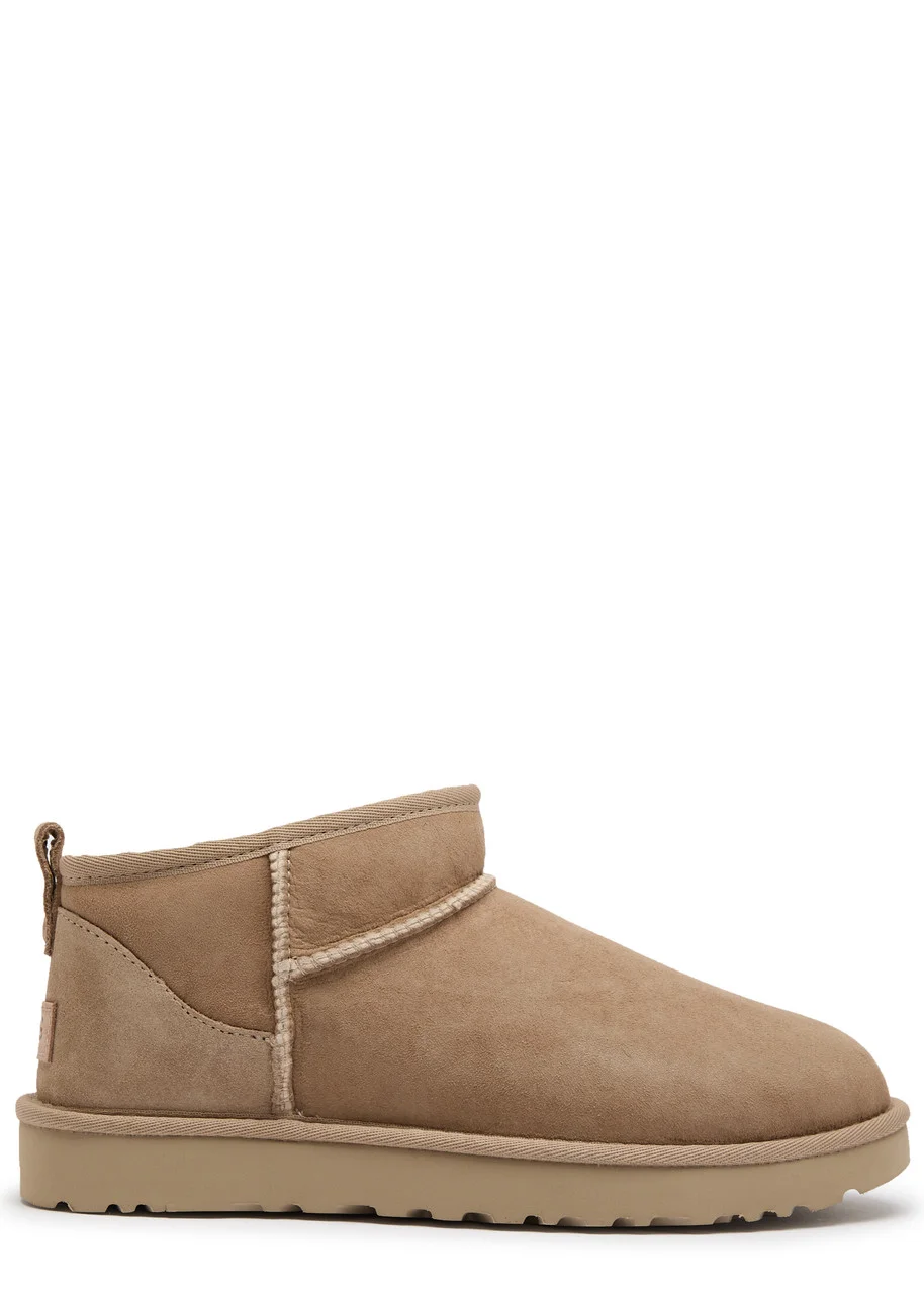 Classic Ultra Mini suede ankle boots - 1