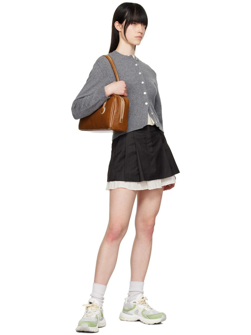 Axel Arigato Gray & Green Sphere Runner Sneakers outlook