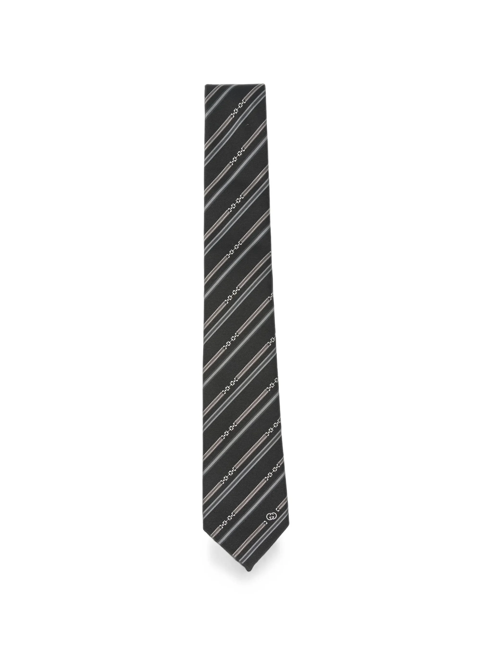 Gucci Interlocking G Horsebit Tie - 1