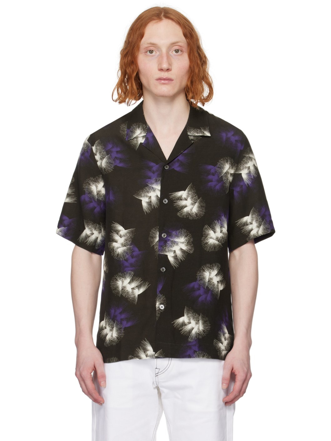 Black Printed Shirt - 1